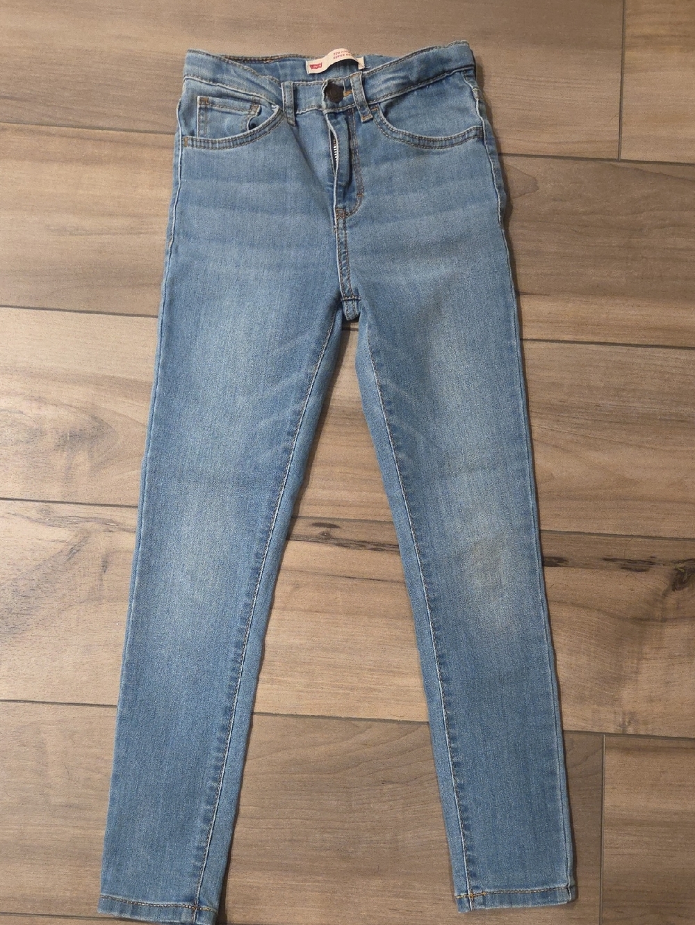 Girls Levi's Light Wash 720 High Rise Super Skinny Jeans